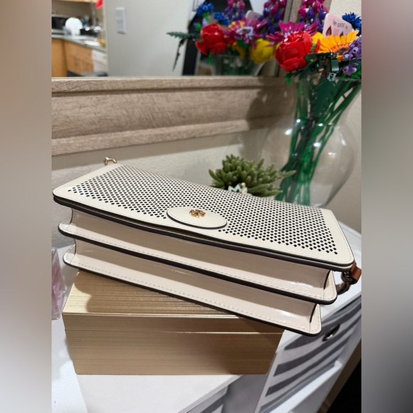 NWOT Tory Burch Perforated Crossbody/Shoulder Bag - Picture 6 of 8